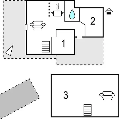 Three-bedroom In Feriehus *